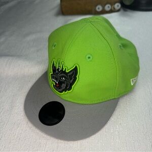 NWT Round Rock Express New Era Green/Gray Chupacabras 9FIFTY “My 1st” Child Cap